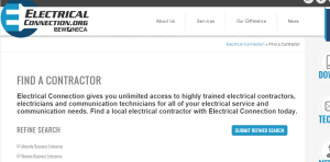 Electrical Connection Find a Contractor Directory Search