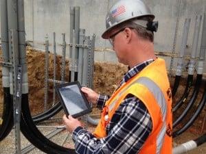 Single Worker with IPad