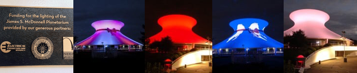 Saint Louis Science Center lighting
